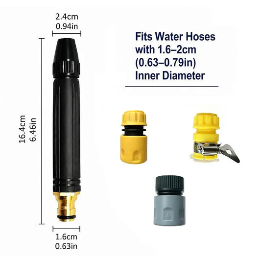 Portable High-Pressure Water Gun for Car Washing, Gardening & Pet Bathing