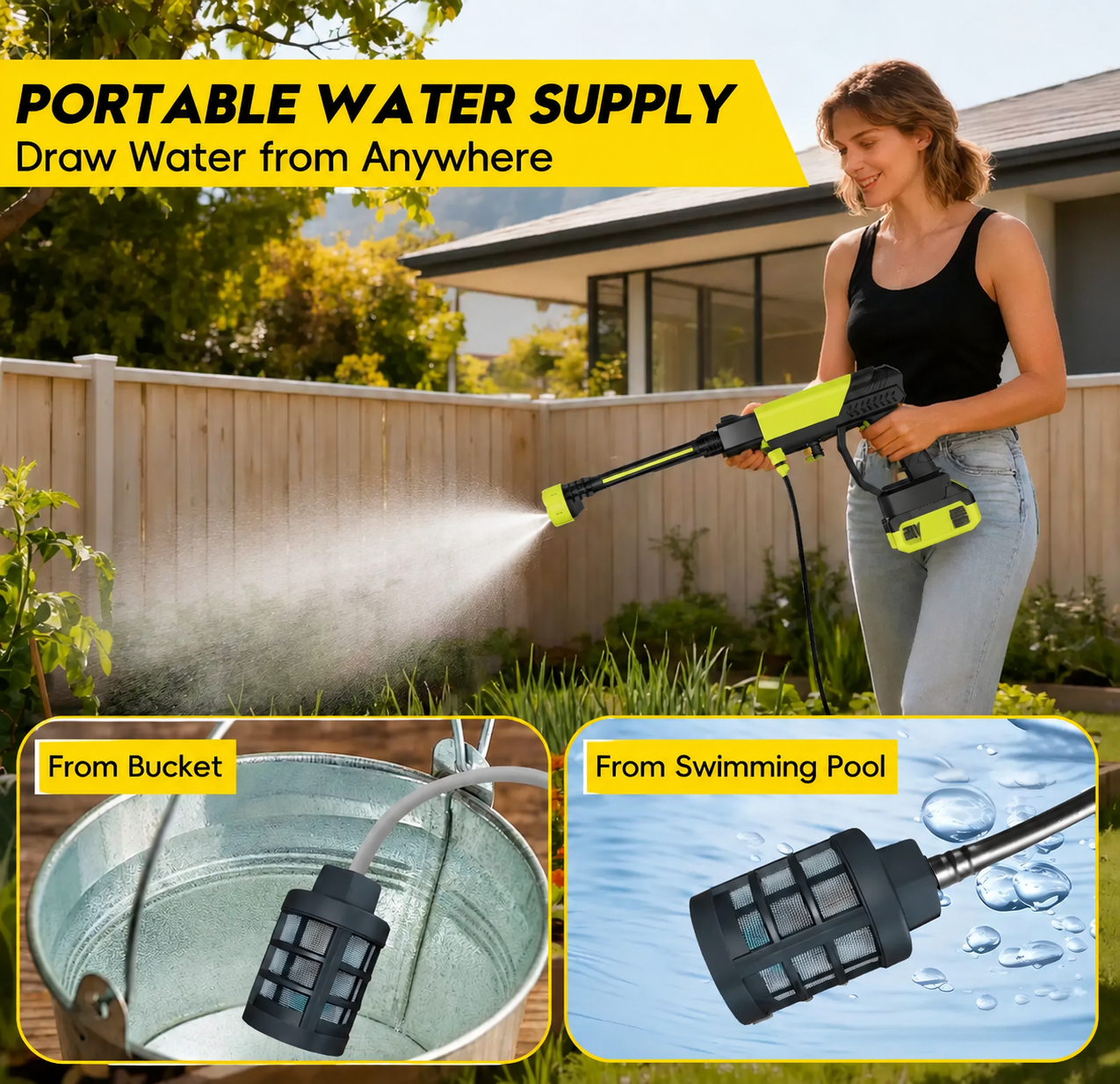 Cordless Pressure Washer – Clean Your Car Anytime, Anywhere